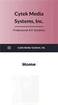 Mobile Screenshot of cytekmedia.com